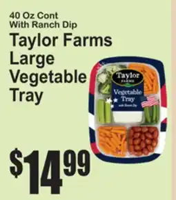 SuperFresh Taylor Farms Large Vegetable Tray offer