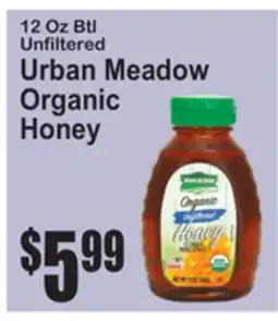 SuperFresh 12 Oz Btl Unfiltered Urban Meadow Organic Honey offer