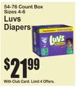 SuperFresh Luvs Diapers offer