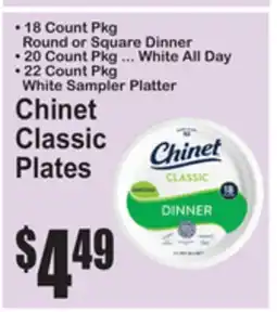 SuperFresh Chinet Classic Plates offer