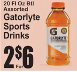 SuperFresh 20 FL OZ Btl Assorted Gatorlyte Sports Drinks offer