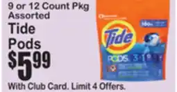 SuperFresh Tide Pods offer