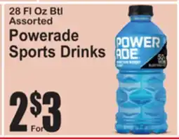 SuperFresh Powerade Sports Drinks offer