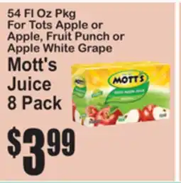 SuperFresh Mott's Juice offer