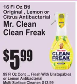SuperFresh Mr. Clean Clean Freak offer