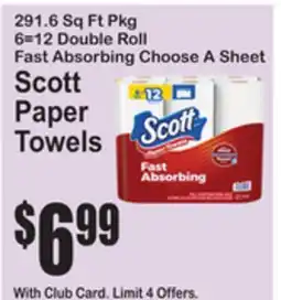 SuperFresh Scott Paper Towels offer