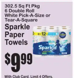 SuperFresh Sparkle Paper Towels offer