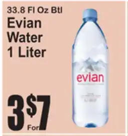 SuperFresh Evian Water offer