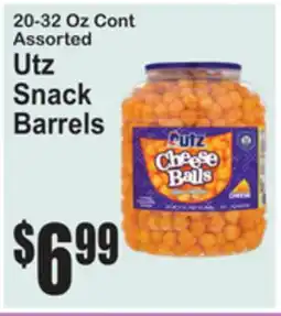 SuperFresh Utz Snack Barrels offer