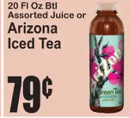 SuperFresh 20 Fl Oz Btl Assorted Juice or Arizona Iced Tea offer