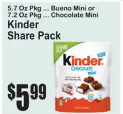 SuperFresh Kinder Share Pack offer