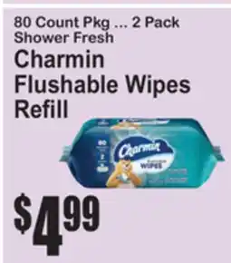 SuperFresh Charmin Flushable Wipes Refill offer