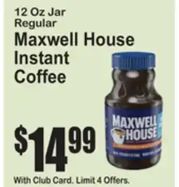 SuperFresh Maxwell House Instant Coffee offer