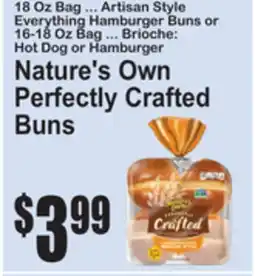 SuperFresh Nature's Own Perfectly Crafted Buns offer