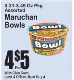 SuperFresh Maruchan Bowls offer