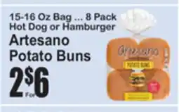SuperFresh Artesano Potato Buns offer