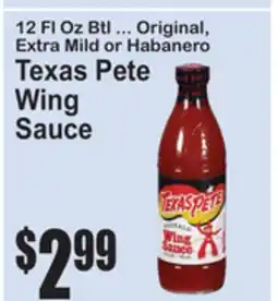 SuperFresh Texas Pete Wing Sauce offer