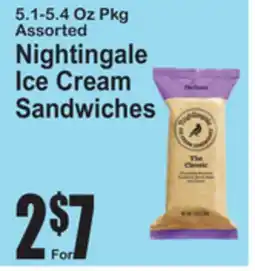 SuperFresh Nightingale Ice Cream Sandwiches offer