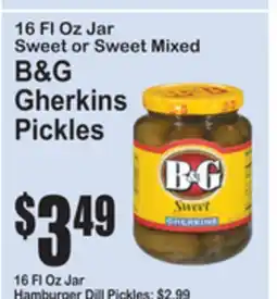 SuperFresh B&G Gherkins Pickles offer