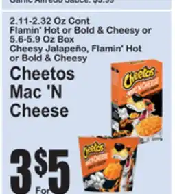 SuperFresh Flamin' Hot or Bold & Cheesy or 5.6-5.9 Oz Box Cheesy Jalapeño offer
