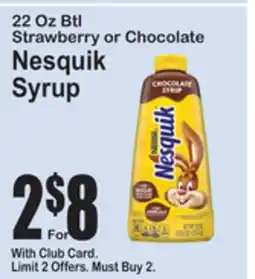 SuperFresh Nesquik Syrup offer