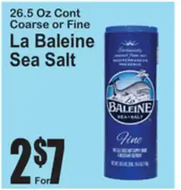 SuperFresh La Baleine Sea Salt offer