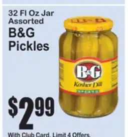 SuperFresh 32 FL Oz Jar Assorted B&G Pickles offer