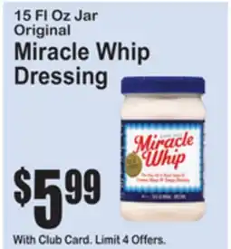 SuperFresh Original Miracle Whip Dressing offer