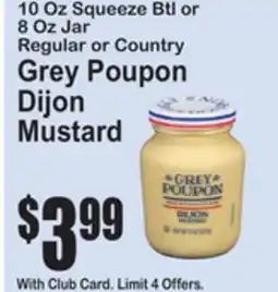 SuperFresh Grey Poupon Dijon Mustard offer