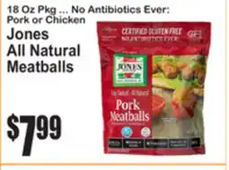 SuperFresh Jones All Natural Meatballs offer