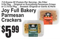 SuperFresh Joy Full Bakery Parmesan Crackers offer