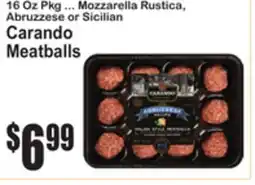 SuperFresh Carando Meatballs offer
