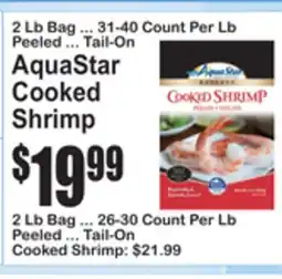 SuperFresh AquaStar Cooked Shrimp offer