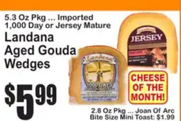 SuperFresh Landana Aged Gouda Wedges offer