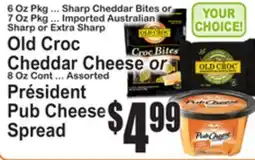 SuperFresh Président Pub Cheese Spread offer