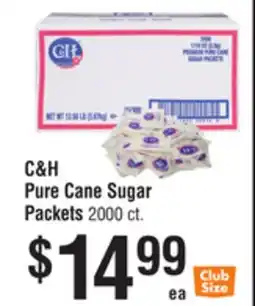 Smart & Final C&H Pure Cane Sugar Packets offer
