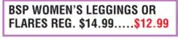 Dunham's Sports BSP WOMEN'S LEGGINGS OR FLARES offer
