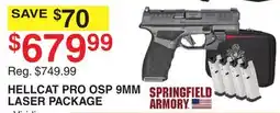 Dunham's Sports HELLCAT PRO OSP 9MM LASER PACKAGE offer