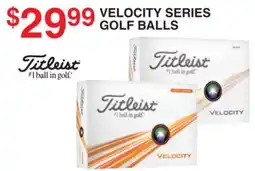 Dunham's Sports TITLEIST VELOCITY SERIES GOLF BALLS offer