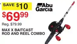 Dunham's Sports MAX X BAITCAST ROD AND REEL COMBO offer