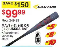 Dunham's Sports EASTON MAV1 (-5), (-8) OR (-10) USSSA BAT offer