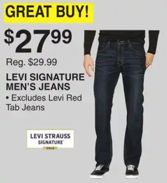Dunham's Sports LEVI SIGNATURE MEN'S JEANS offer