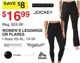 Dunham's Sports WOMEN'S LEGGINGS OR FLARES offer