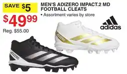 Dunham's Sports ADIDAS MEN'S ADIZERO IMPACT.2 MD FOOTBALL CLEATS offer