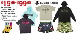 Dunham's Sports BASEBALL LIFESTYLE 101 APPAREL AND ACCESSORIES offer