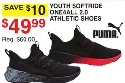 Dunham's Sports YOUTH SOFTRIDE ONE4ALL 2.0 ATHLETIC SHOES offer