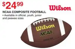 Dunham's Sports WILSON NCAA COMPOSITE FOOTBALL offer