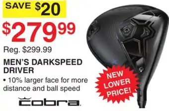 Dunham's Sports COBRA MEN'S DARKSPEED DRIVER offer