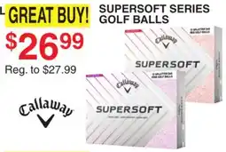 Dunham's Sports SUPERSOFT SERIES GOLF BALLS offer