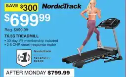 Dunham's Sports NORDICTRACK T6.5S TREADMILL offer